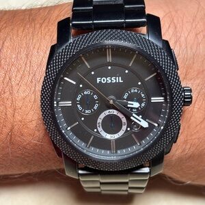 Fossil Black Chronograph Watch
